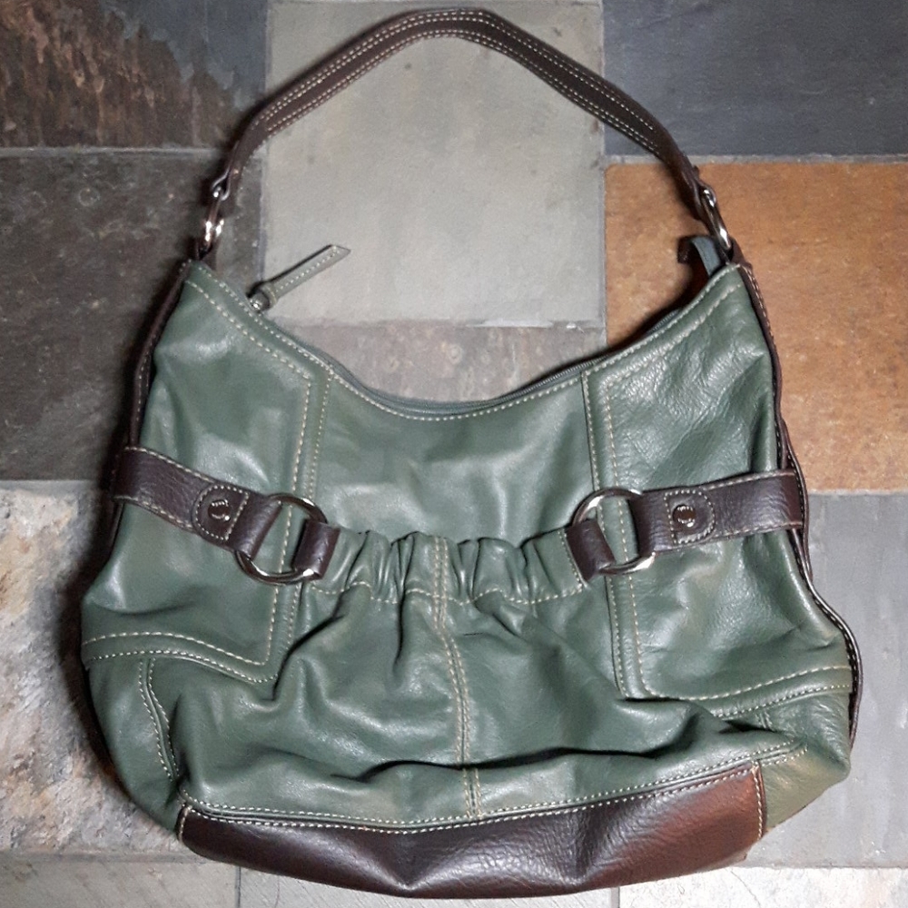 Olive Green leather bag